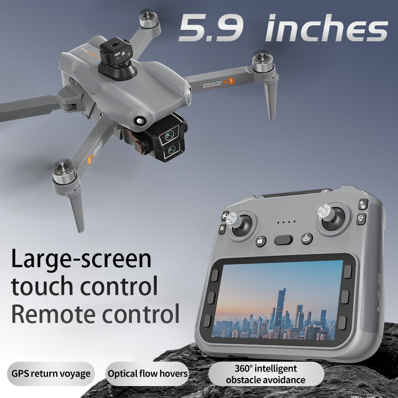Fpv Brushless Rc Drone 4K - Drone Profesional L300 Pro GPS Dengan