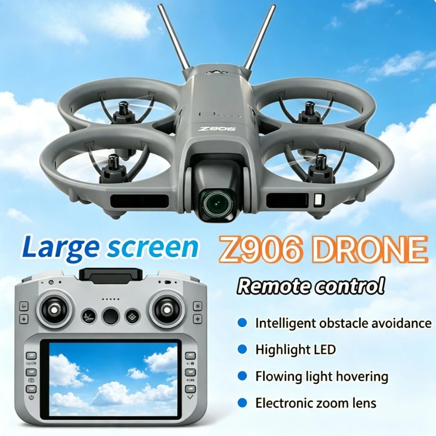 Fpv Brushless Rc Drone 4K - Drone Lipat Original Z906 GPS 8K