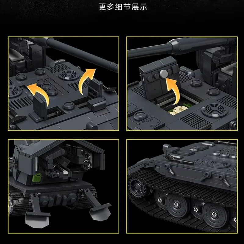 97017 2036PCS Model Tank GER D - Lego Compatible Military Tank ulasan dan harga