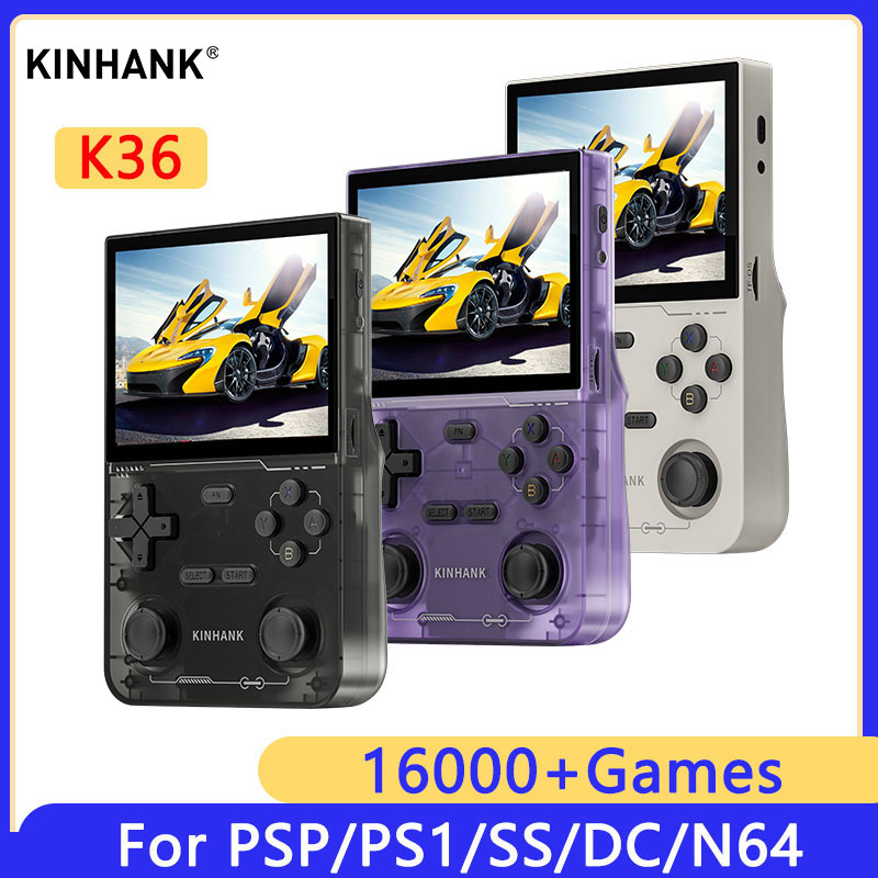 KINHANK K36 konsol Video Game  - Retro Handheld Game Console R36S ulasan dan harga