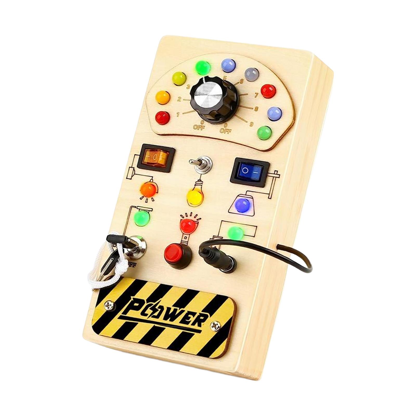 Papan Aktivitas Kayu Montessor - Montessori Wooden Busy Board Toddler ulasan dan harga