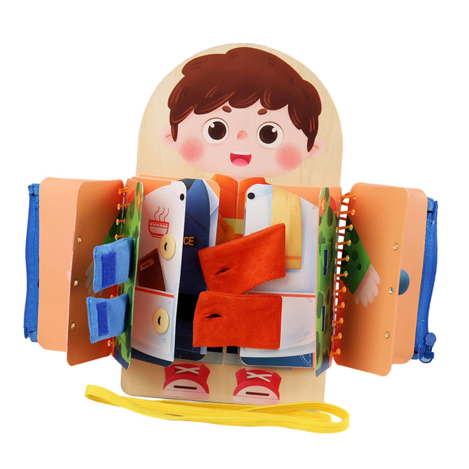 Papan Aktivitas Montessori unt - Montessori Wooden Busy Board Toddler ulasan dan harga
